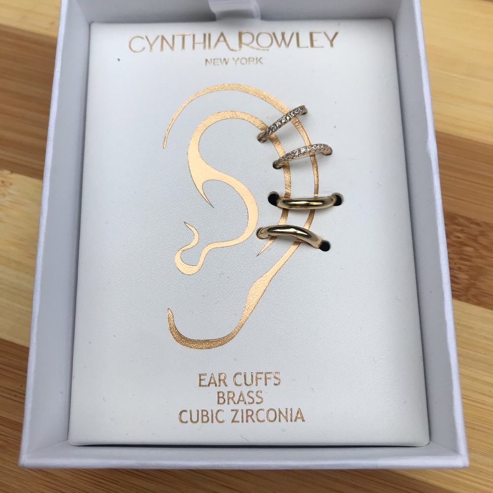 Fancy and Trendy Brass Ear Cuffs